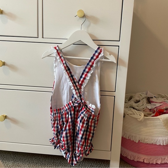 Cecil and Lou One Piece Plaid Swim Suit Size 5 - Picture 2 of 4